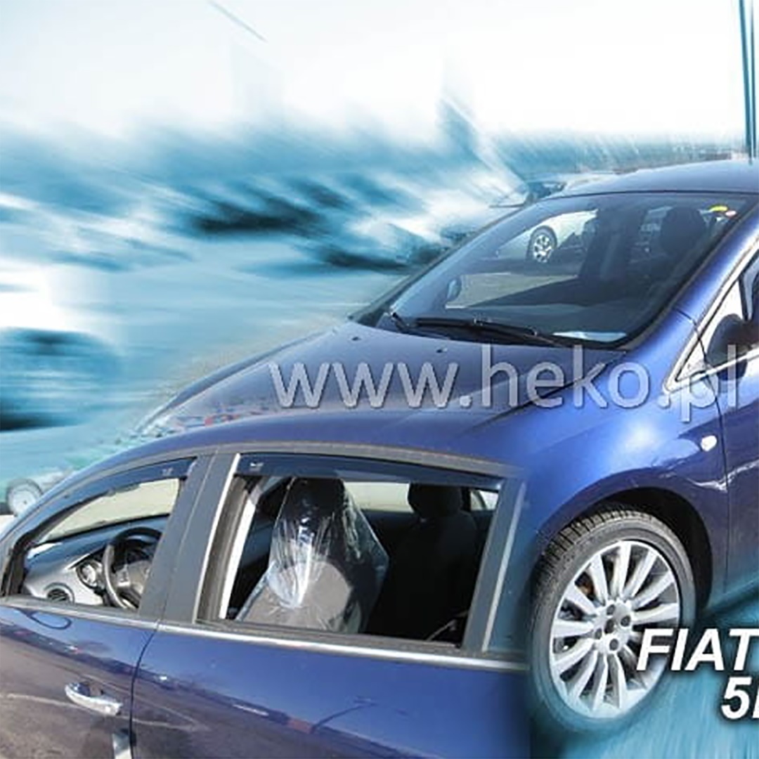 Βλησαρούλης Car Center - ΑΝΕΜΟΘΡΑΥΣΤΕΣ ΓΙΑ FIAT BRAVO 5D 2009-2014 ΖΕΥΓΑΡΙ ΑΠΟ ΕΥΚΑΜΠΤΟ ΦΙΜΕ ΠΛΑΣΤΙΚΟ HEKO - 2 ΤΕΜ.