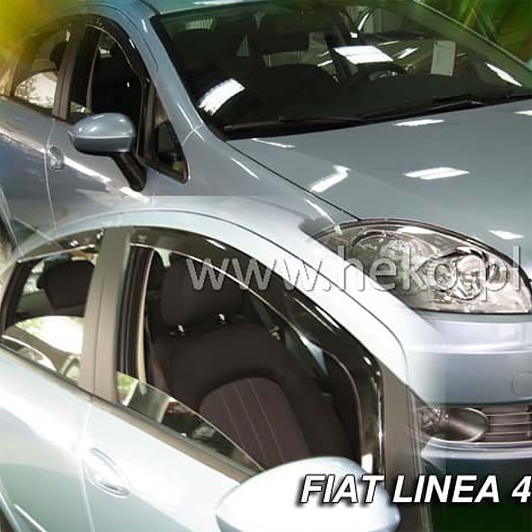 Βλησαρούλης Car Center - ΑΝΕΜΟΘΡΑΥΣΤΕΣ ΓΙΑ FIAT LINEA 4D 2007-2015 ΖΕΥΓΑΡΙ ΑΠΟ ΕΥΚΑΜΠΤΟ ΦΙΜΕ ΠΛΑΣΤΙΚΟ HEKO - 2 ΤΕΜ.