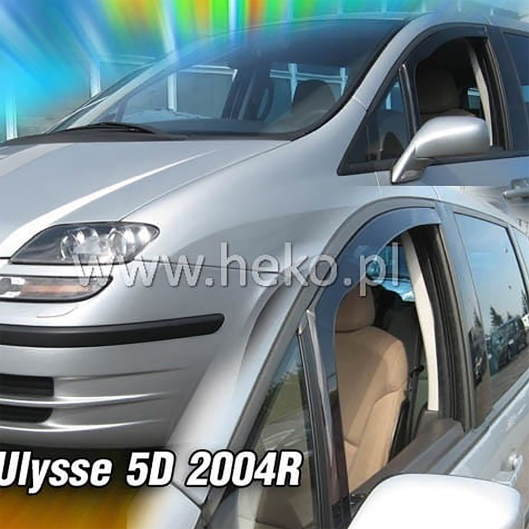 Βλησαρούλης Car Center - ΑΝΕΜΟΘΡΑΥΣΤΕΣ ΓΙΑ FIAT ULYSSE 5D 2003-2007 ΖΕΥΓΑΡΙ ΑΠΟ ΕΥΚΑΜΠΤΟ ΦΙΜΕ ΠΛΑΣΤΙΚΟ HEKO - 2 ΤΕΜ.
