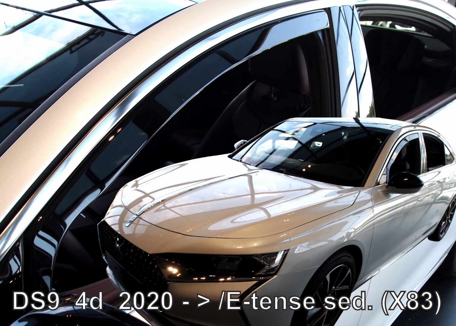 Βλησαρούλης Car Center - ΑΝΕΜΟΘΡΑΥΣΤΕΣ ΓΙΑ DS 9 (X83) 4D E-TENSE 2020-2023 ΖΕΥΓΑΡΙ ΑΠΟ ΕΥΚΑΜΠΤΟ ΦΙΜΕ ΠΛΑΣΤΙΚΟ HEKO - 2 ΤΕΜ.