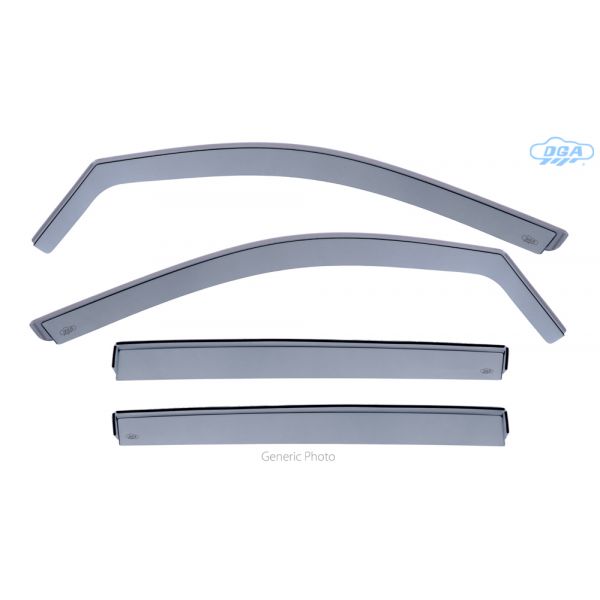 Βλησαρούλης Car Center - ΣΕΤ ΑΝΕΜΟΘΡΑΥΣΤΕΣ ΓΙΑ FORD FIESTA 5D 2008-2017 ΑΠΟ ΕΥΚΑΜΠΤΟ ΧΥΤΟ ΑΚΡΥΛΙΚΟ ΓΥΑΛΙ  (CAST ACRYLIC GLASS) DGA - 4 ΤΕΜ.