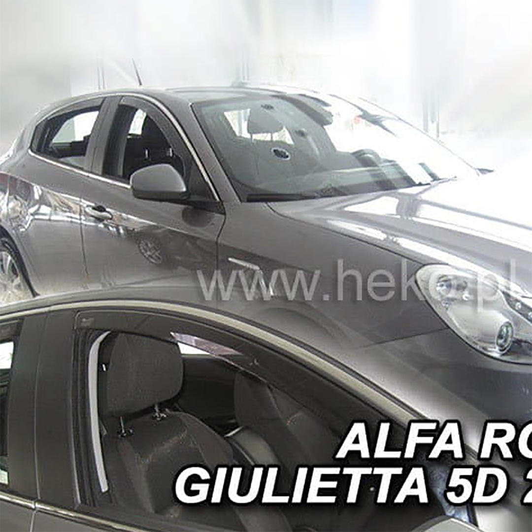 Βλησαρούλης Car Center - ΑΝΕΜΟΘΡΑΥΣΤΕΣ ΓΙΑ ALFA ROMEO GIULIETTA 5D 2010- ΖΕΥΓΑΡΙ ΑΠΟ ΕΥΚΑΜΠΤΟ ΦΙΜΕ ΠΛΑΣΤΙΚΟ HEKO - 2 ΤΕΜ.