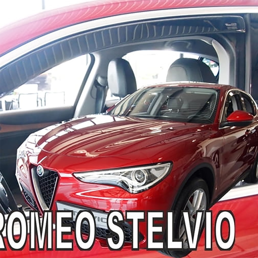 Βλησαρούλης Car Center - ΑΝΕΜΟΘΡΑΥΣΤΕΣ ΓΙΑ ALFA ROMEO STELVIO 5D 2017- ΖΕΥΓΑΡΙ ΑΠΟ ΕΥΚΑΜΠΤΟ ΦΙΜΕ ΠΛΑΣΤΙΚΟ HEKO - 2 ΤΕΜ.