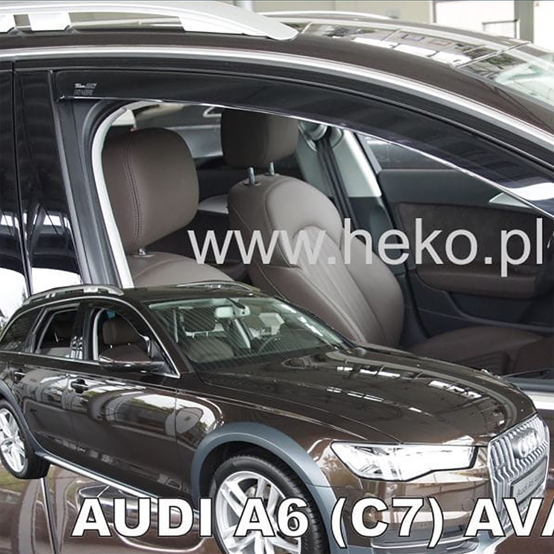 Βλησαρούλης Car Center - ΑΝΕΜΟΘΡΑΥΣΤΕΣ ΓΙΑ AUDI A6 / C7 4D/5D SEDAN 2011-2018 ΖΕΥΓΑΡΙ ΑΠΟ ΕΥΚΑΜΠΤΟ ΦΙΜΕ ΠΛΑΣΤΙΚΟ HEKO - 2 ΤΕΜ.
