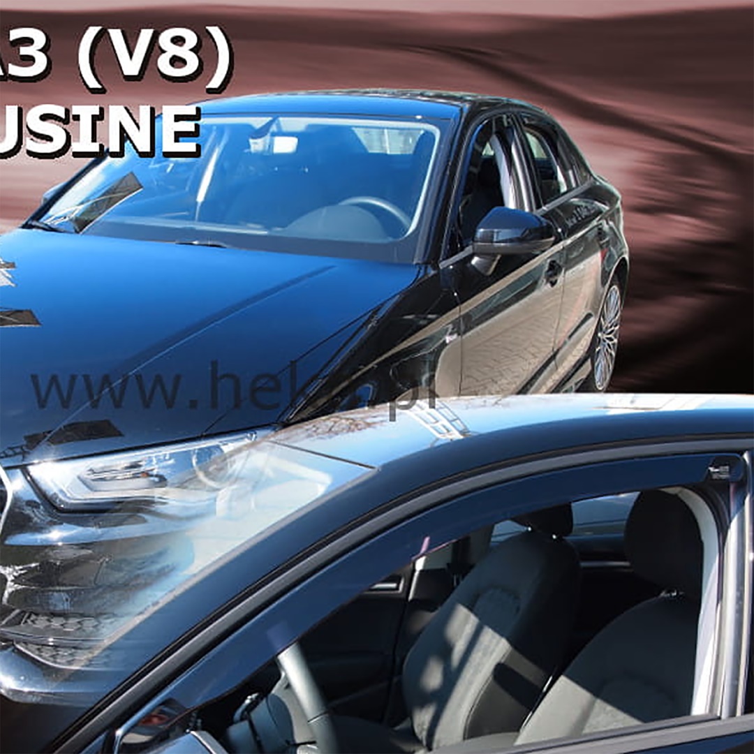 Βλησαρούλης Car Center - ΑΝΕΜΟΘΡΑΥΣΤΕΣ ΓΙΑ AUDI A3 4D/5D HTB / WAGON / LIMUSINE 2012-2020 ΖΕΥΓΑΡΙ ΑΠΟ ΕΥΚΑΜΠΤΟ ΦΙΜΕ ΠΛΑΣΤΙΚΟ HEKO - 2 ΤΕΜ.