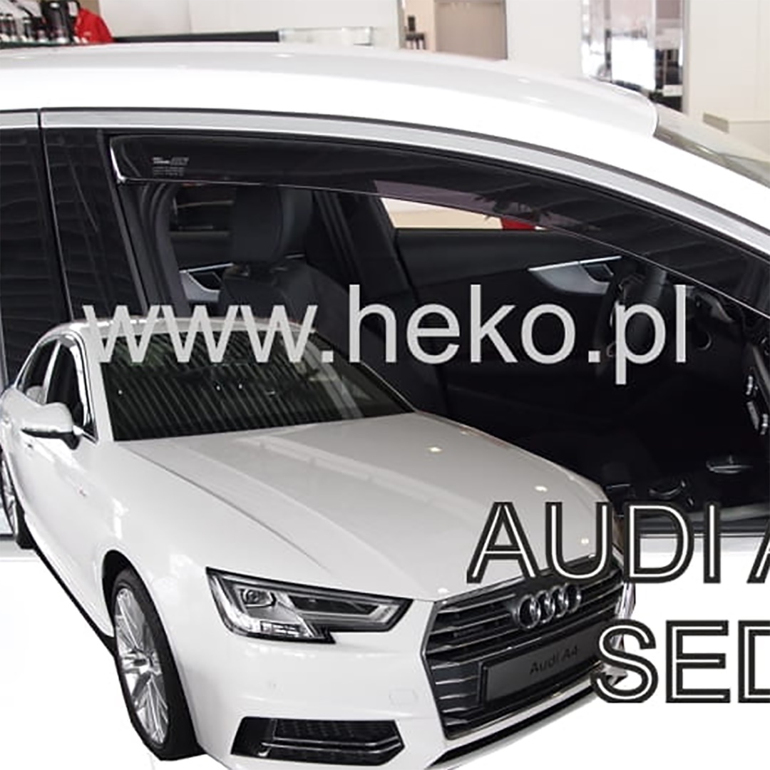 Βλησαρούλης Car Center - ΑΝΕΜΟΘΡΑΥΣΤΕΣ ΓΙΑ AUDI A4 / B9 4D/5D SEDAN AVANT 2016-2021 / ALLROAD ΖΕΥΓΑΡΙ ΑΠΟ ΕΥΚΑΜΠΤΟ ΦΙΜΕ ΠΛΑΣΤΙΚΟ HEKO - 2 ΤΕΜ.