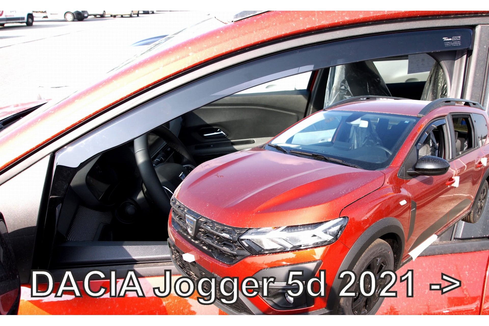 Βλησαρούλης Car Center - ΑΝΕΜΟΘΡΑΥΣΤΕΣ ΓΙΑ DACIA JOGGER 5D 2021+  ΖΕΥΓΑΡΙ ΑΠΟ ΕΥΚΑΜΠΤΟ ΦΙΜΕ ΠΛΑΣΤΙΚΟ HEKO - 2 ΤΕΜ.
