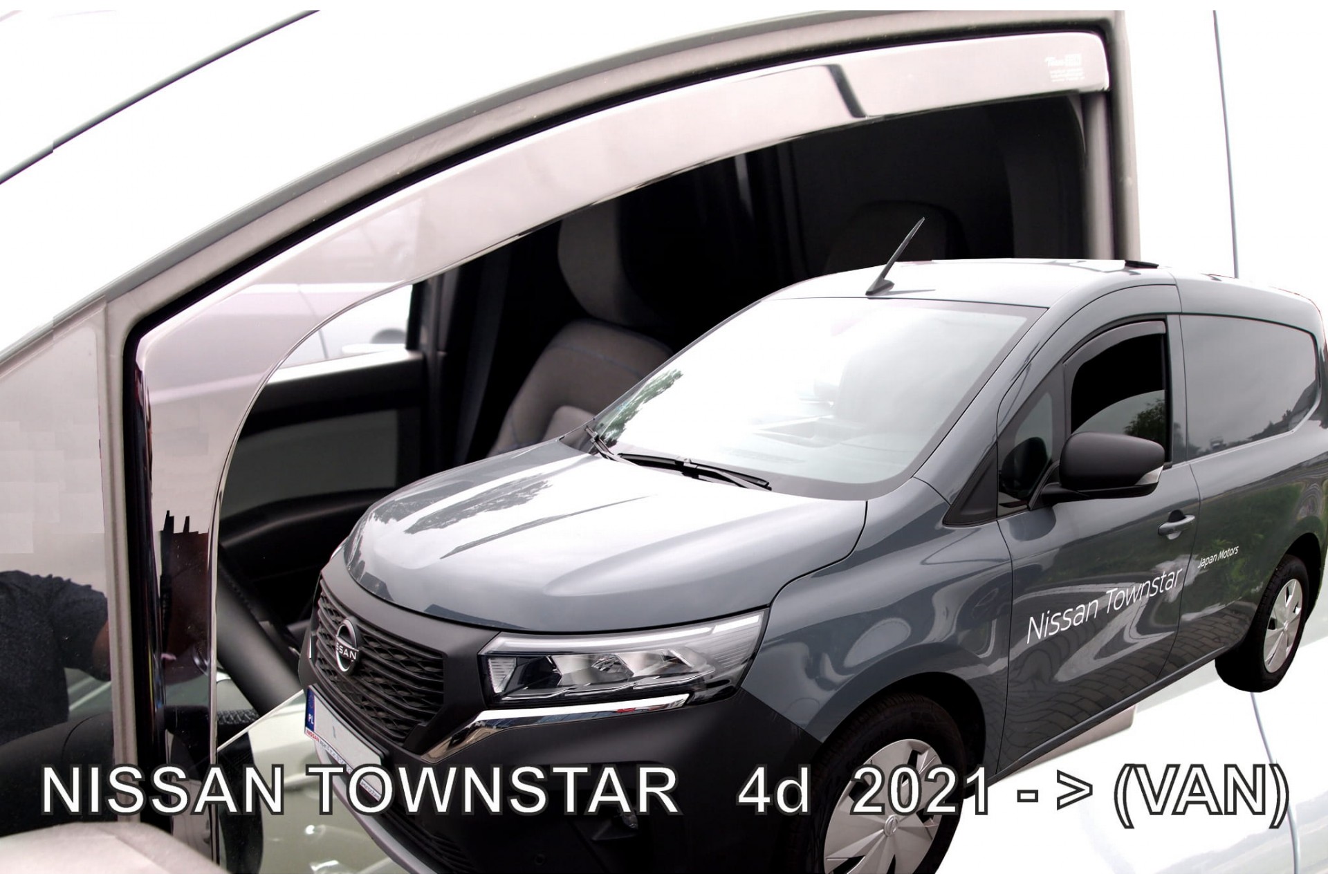 Βλησαρούλης Car Center - ΑΝΕΜΟΘΡΑΥΣΤΕΣ ΓΙΑ NISSAN TOWNSTAR VAN 2021+ ΖΕΥΓΑΡΙ VAN ΑΠΟ ΕΥΚΑΜΠΤΟ ΦΙΜΕ ΠΛΑΣΤΙΚΟ HEKO - 2 ΤΕΜ.