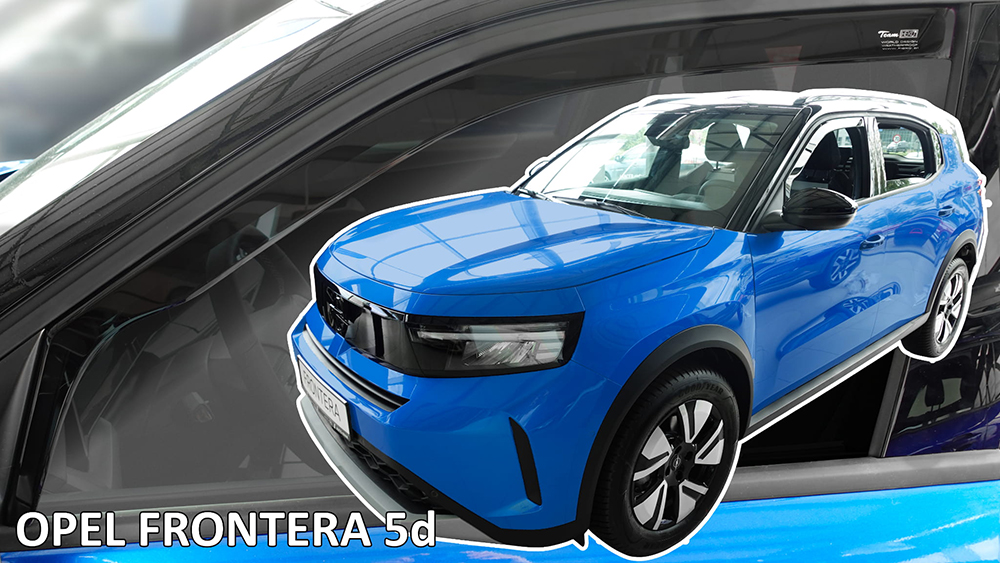 Βλησαρούλης Car Center - Heko - Ανεμοθραύστες για Opel Frontera 2024 > 5πορτο / SUV Ζευγάρι Αυτοκινήτου Από Εύκαμπτο Φιμέ Πλαστικό - 2 τεμ. (ΑΝΕΜ.25412)