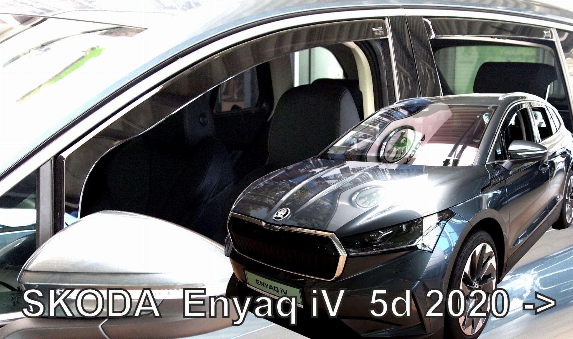 Βλησαρούλης Car Center - ΑΝΕΜΟΘΡΑΥΣΤΕΣ ΓΙΑ SKODA ENYAQ 5D 2020+ ΣΕΤ ΑΥΤΟΚΙΝΗΤΟΥ ΑΠΟ ΕΥΚΑΜΠΤΟ ΦΙΜΕ ΠΛΑΣΤΙΚΟ HEKO - 4 ΤΕΜ.