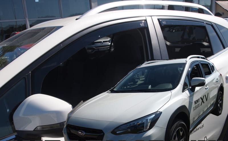 Βλησαρούλης Car Center - ΑΝΕΜΟΘΡΑΥΣΤΕΣ ΓΙΑ SUBARU XV 5D 2018+  ΣΕΤ ΑΥΤΟΚΙΝΗΤΟΥ ΑΠΟ ΕΥΚΑΜΠΤΟ ΦΙΜΕ ΠΛΑΣΤΙΚΟ HEKO - 4 ΤΕΜ.