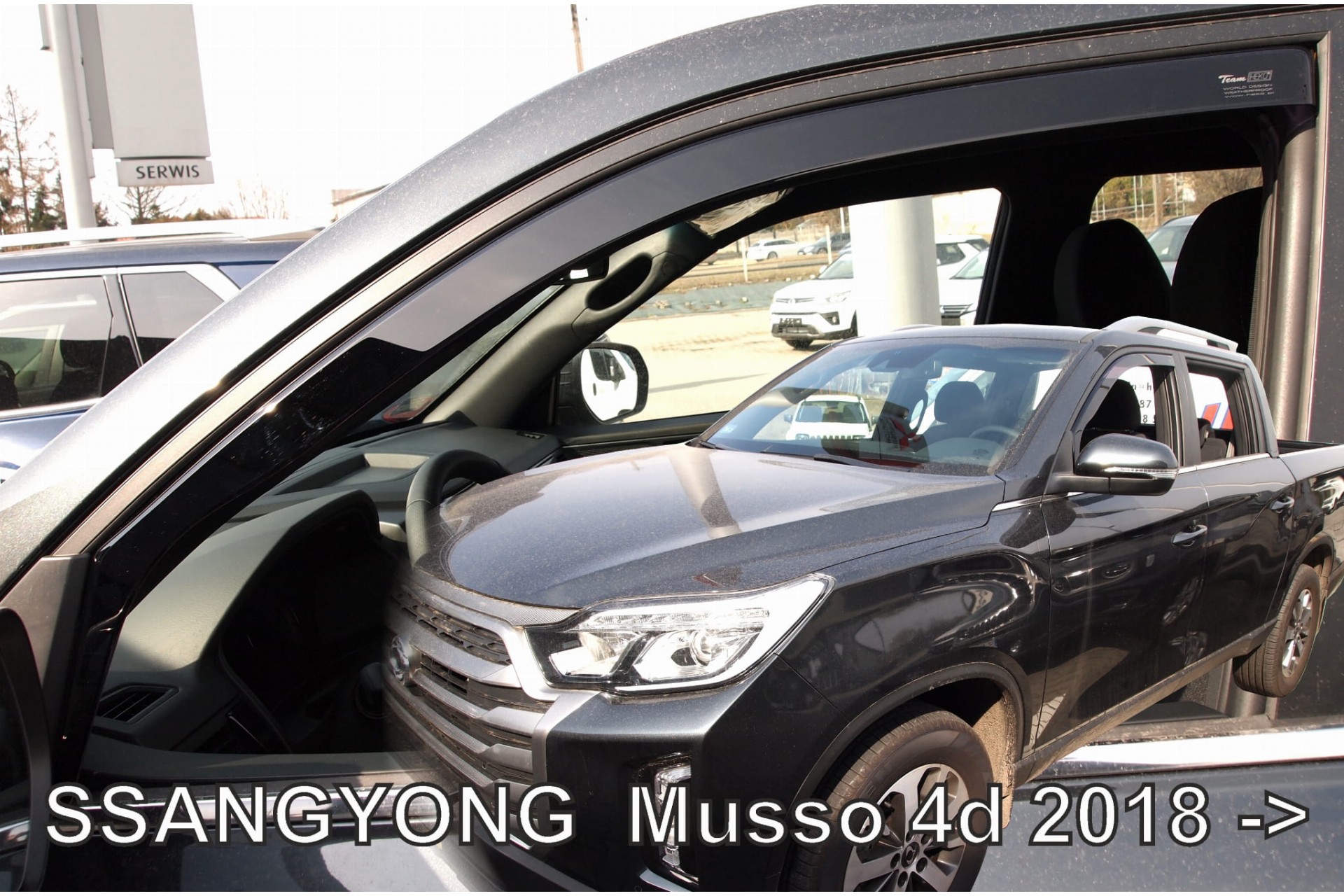 Βλησαρούλης Car Center - ΑΝΕΜΟΘΡΑΥΣΤΕΣ ΓΙΑ SSANGYONG MUSSO 4D 2018+ ΖΕΥΓΑΡΙ ΑΠΟ ΕΥΚΑΜΠΤΟ ΦΙΜΕ ΠΛΑΣΤΙΚΟ HEKO - 2 ΤΕΜ.