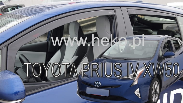 Βλησαρούλης Car Center - ΑΝΕΜΟΘΡΑΥΣΤΕΣ ΓΙΑ TOYOTA PRIUS 5D 2016+ ΣΕΤ ΑΥΤΟΚΙΝΗΤΟΥ ΑΠΟ ΕΥΚΑΜΠΤΟ ΦΙΜΕ ΠΛΑΣΤΙΚΟ HEKO - 4 ΤΕΜ.