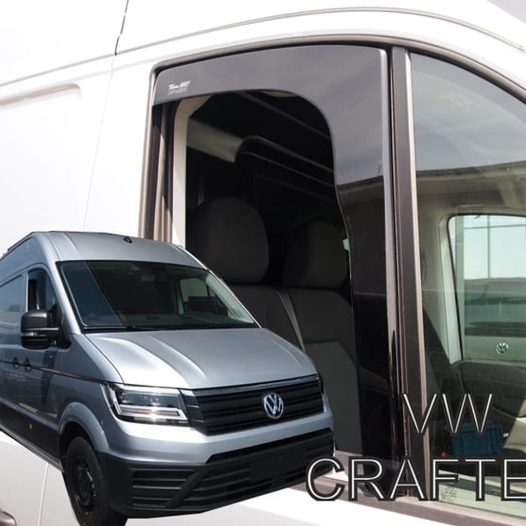 Βλησαρούλης Car Center - ΑΝΕΜΟΘΡΑΥΣΤΕΣ ΓΙΑ VW CRAFTER 2017+ ΖΕΥΓΑΡΙ ΑΠΟ ΕΥΚΑΜΠΤΟ ΦΙΜΕ ΠΛΑΣΤΙΚΟ HEKO - 2 ΤΕΜ.