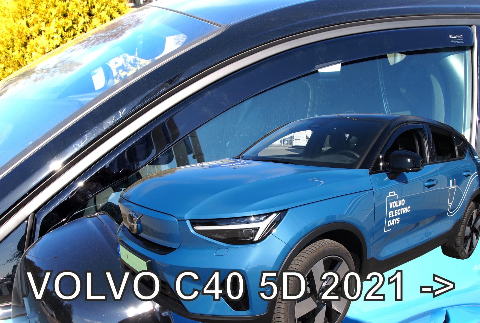 Βλησαρούλης Car Center - ΑΝΕΜΟΘΡΑΥΣΤΕΣ ΓΙΑ VOLVO C40 5D 2021+  ΖΕΥΓΑΡΙ ΑΠΟ ΕΥΚΑΜΠΤΟ ΦΙΜΕ ΠΛΑΣΤΙΚΟ HEKO - 2 ΤΕΜ.