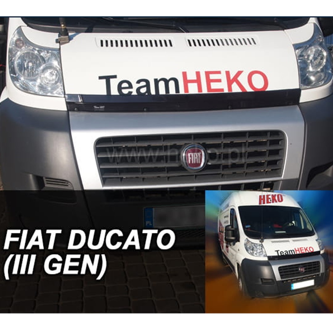 Βλησαρούλης Car Center - ΑΝΕΜΟΘΡΑΥΣΤΗΣ ΚΑΠΩ ΑΥΤΟΚΙΝΗΤΟΥ ΓΙΑ FIAT DUCATO III / CITROEN JUMPER II / PEUGEOT BOXER II 2006-2014 ΑΠΟ ΕΥΚΑΜΠΤΟ ΦΙΜΕ ΠΛΑΣΤΙΚΟ HEKO - 1 ΤΕΜ.