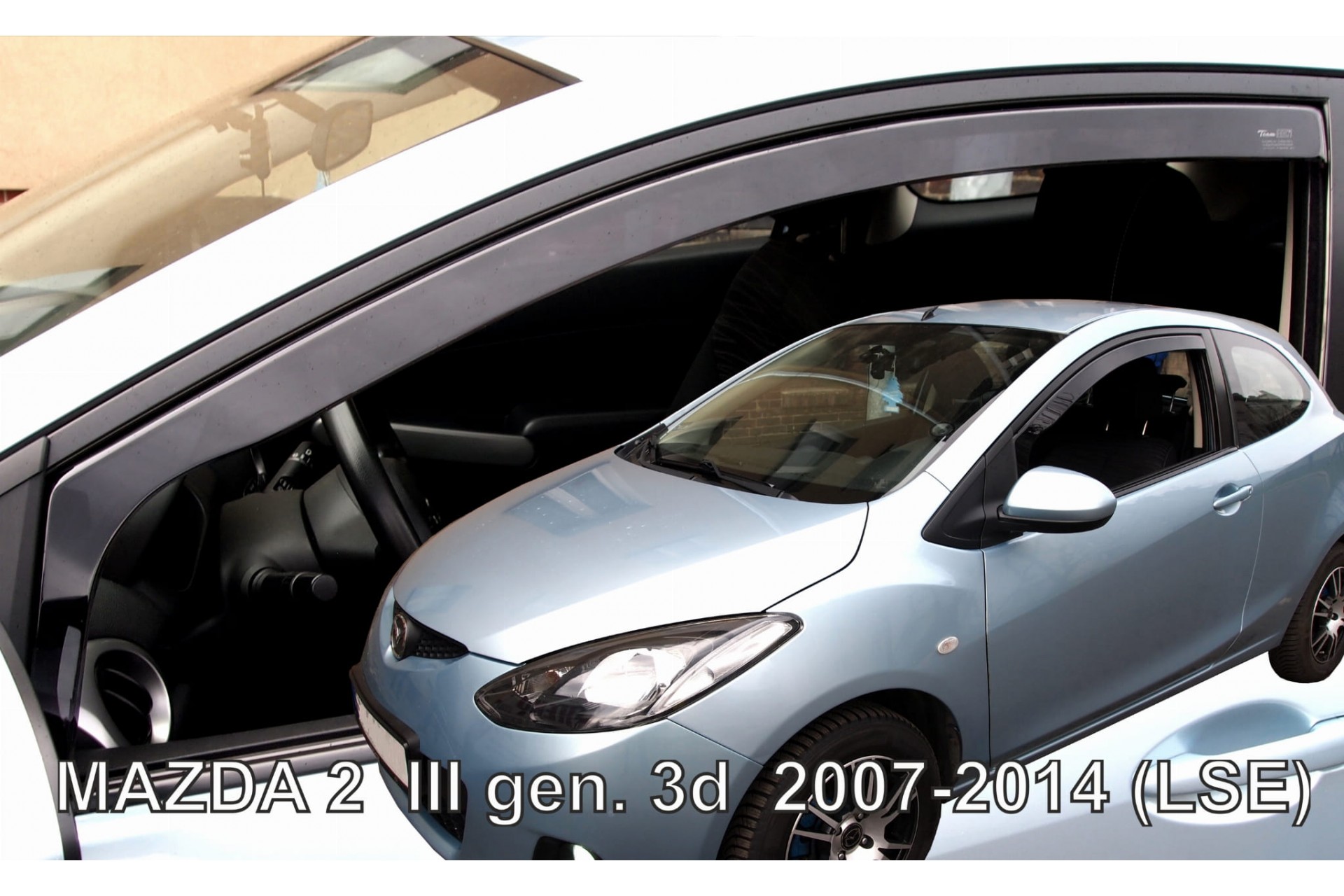 Βλησαρούλης Car Center - ΑΝΕΜΟΘΡΑΥΣΤΕΣ ΓΙΑ MAZDA 2 3D 2007-2014 ΗΛΕΚΤΡΙΚΑ ΠΑΡΑΘΥΡΑ ΖΕΥΓΑΡΙ ΑΠΟ ΕΥΚΑΜΠΤΟ ΦΙΜΕ ΠΛΑΣΤΙΚΟ HEKO - 2 ΤΕΜ.