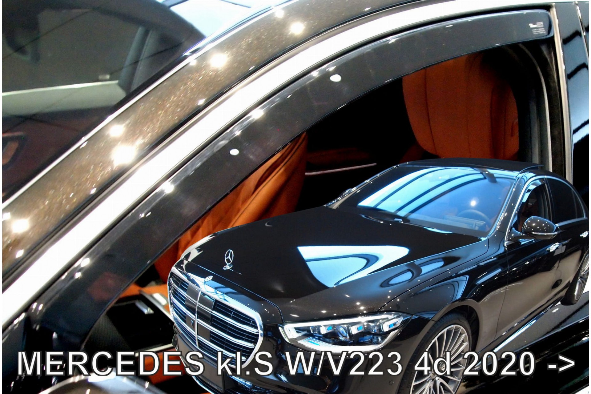 Βλησαρούλης Car Center - ΑΝΕΜΟΘΡΑΥΣΤΕΣ ΓΙΑ MERCEDES S W223 /V223 4D 2020+ ΖΕΥΓΑΡΙ ΑΠΟ ΕΥΚΑΜΠΤΟ ΦΙΜΕ ΠΛΑΣΤΙΚΟ HEKO - 2 ΤΕΜ.