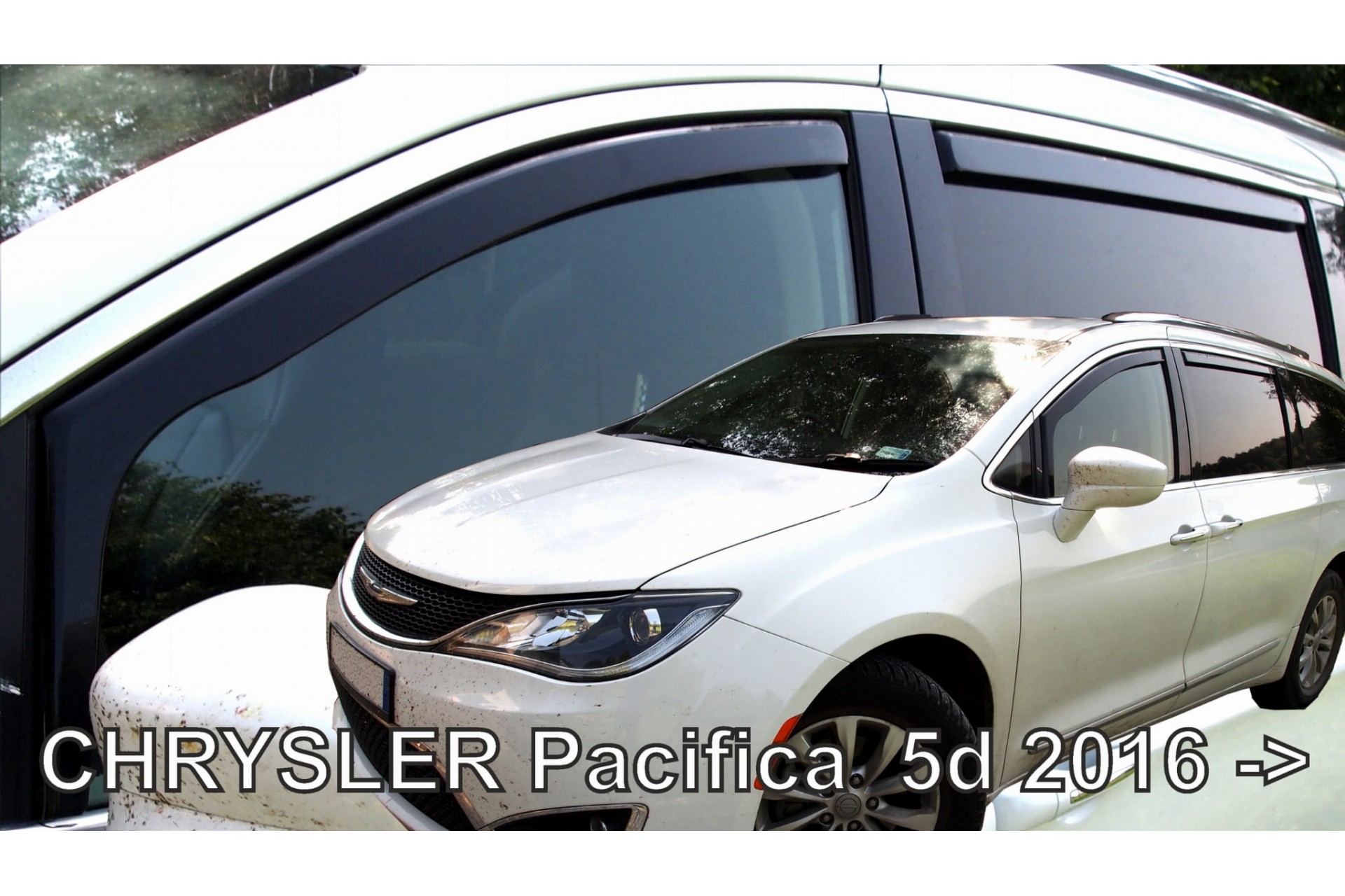 Βλησαρούλης Car Center - ΑΝΕΜΟΘΡΑΥΣΤΕΣ ΓΙΑ CHRYSLER PACIFICA SW 2016+ ΣΕΤ ΑΥΤΟΚΙΝΗΤΟΥ ΑΠΟ ΕΥΚΑΜΠΤΟ ΦΙΜΕ ΠΛΑΣΤΙΚΟ HEKO - 4 ΤΕΜ.