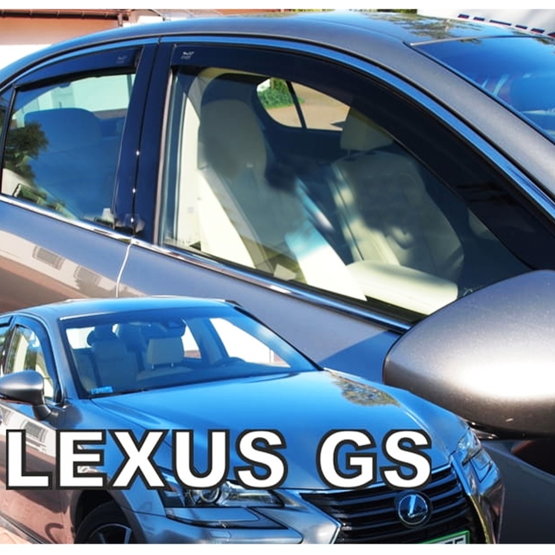 Βλησαρούλης Car Center - ΑΝΕΜΟΘΡΑΥΣΤΕΣ ΓΙΑ LEXUS GS IV 250 4D 2016+ ΣΕΤ ΑΥΤΟΚΙΝΗΤΟΥ ΑΠΟ ΕΥΚΑΜΠΤΟ ΦΙΜΕ ΠΛΑΣΤΙΚΟ HEKO - 4 ΤΕΜ.