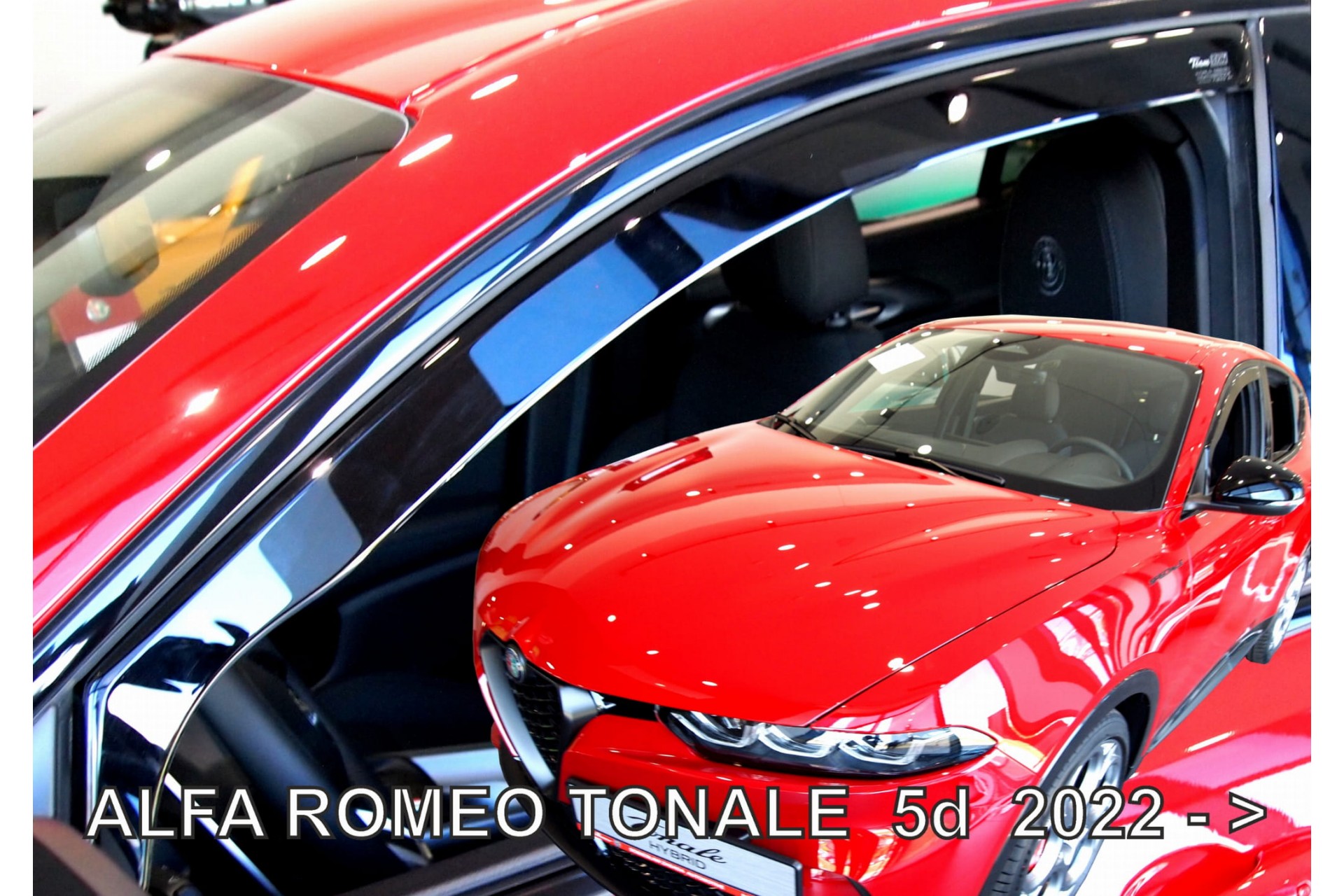 Βλησαρούλης Car Center - ΑΝΕΜΟΘΡΑΥΣΤΕΣ ΓΙΑ ALFA ROMEO TONALE 5D 2020-  ΖΕΥΓΑΡΙ ΑΠΟ ΕΥΚΑΜΠΤΟ ΦΙΜΕ ΠΛΑΣΤΙΚΟ HEKO - 2 ΤΕΜ.