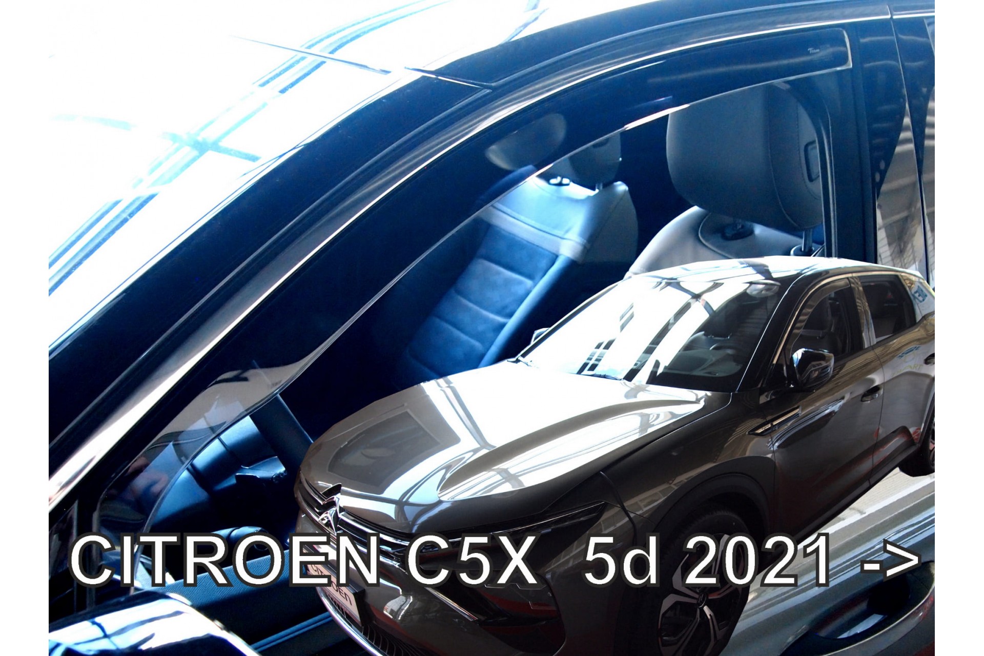 Βλησαρούλης Car Center - ΑΝΕΜΟΘΡΑΥΣΤΕΣ ΓΙΑ CITROEN C5 X 5D 2021-2023  ΖΕΥΓΑΡΙ ΑΠΟ ΕΥΚΑΜΠΤΟ ΦΙΜΕ ΠΛΑΣΤΙΚΟ HEKO - 2 ΤΕΜ.