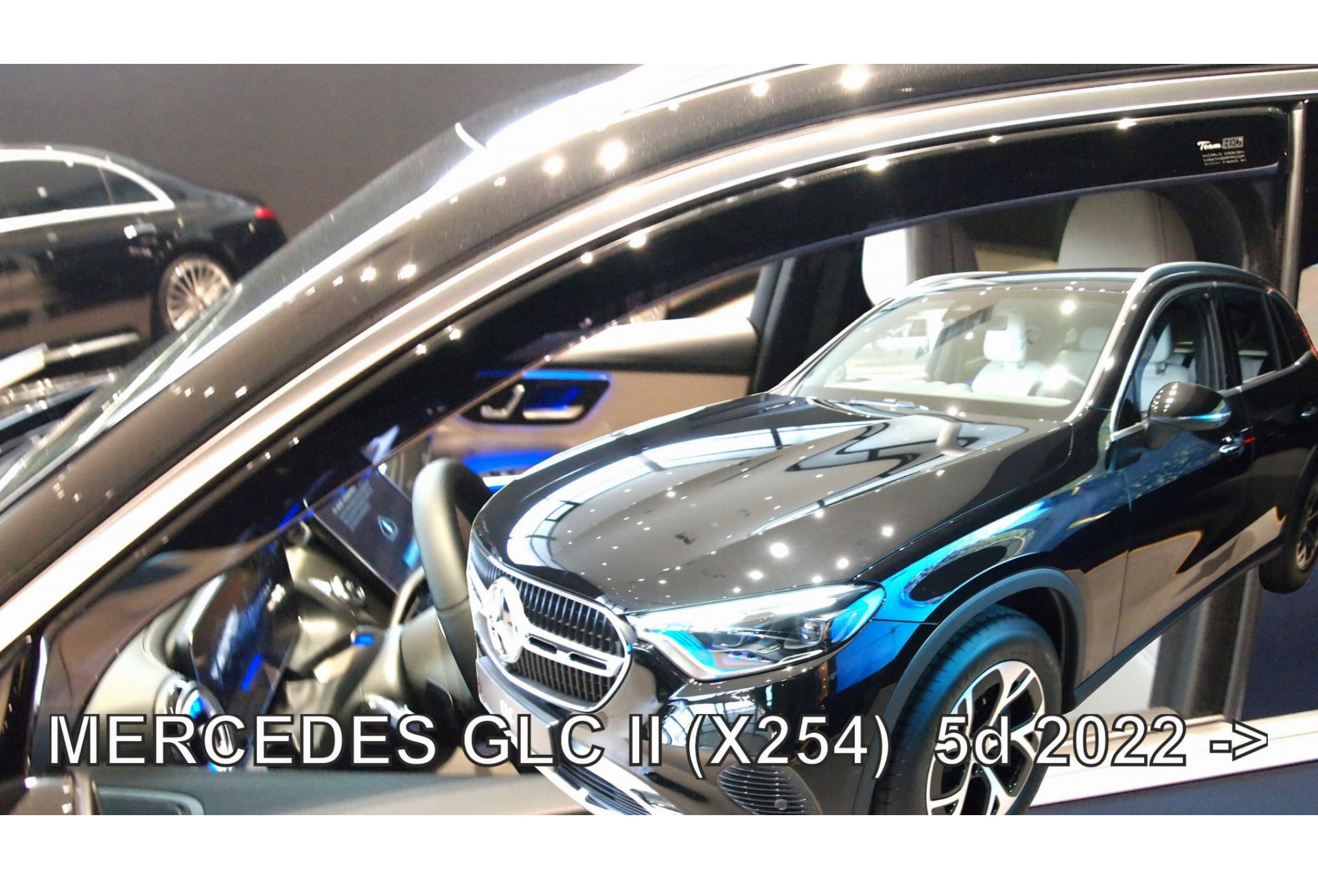 Βλησαρούλης Car Center - ΑΝΕΜΟΘΡΑΥΣΤΕΣ ΓΙΑ MERCEDES GLC X254 5D 2022+ - ΖΕΥΓΑΡΙ ΑΥΤΟΚΙΝΗΤΟΥ ΑΠΟ ΕΥΚΑΜΠΤΟ ΦΙΜΕ ΠΛΑΣΤΙΚΟ HEKO - 2 ΤΕΜ.
