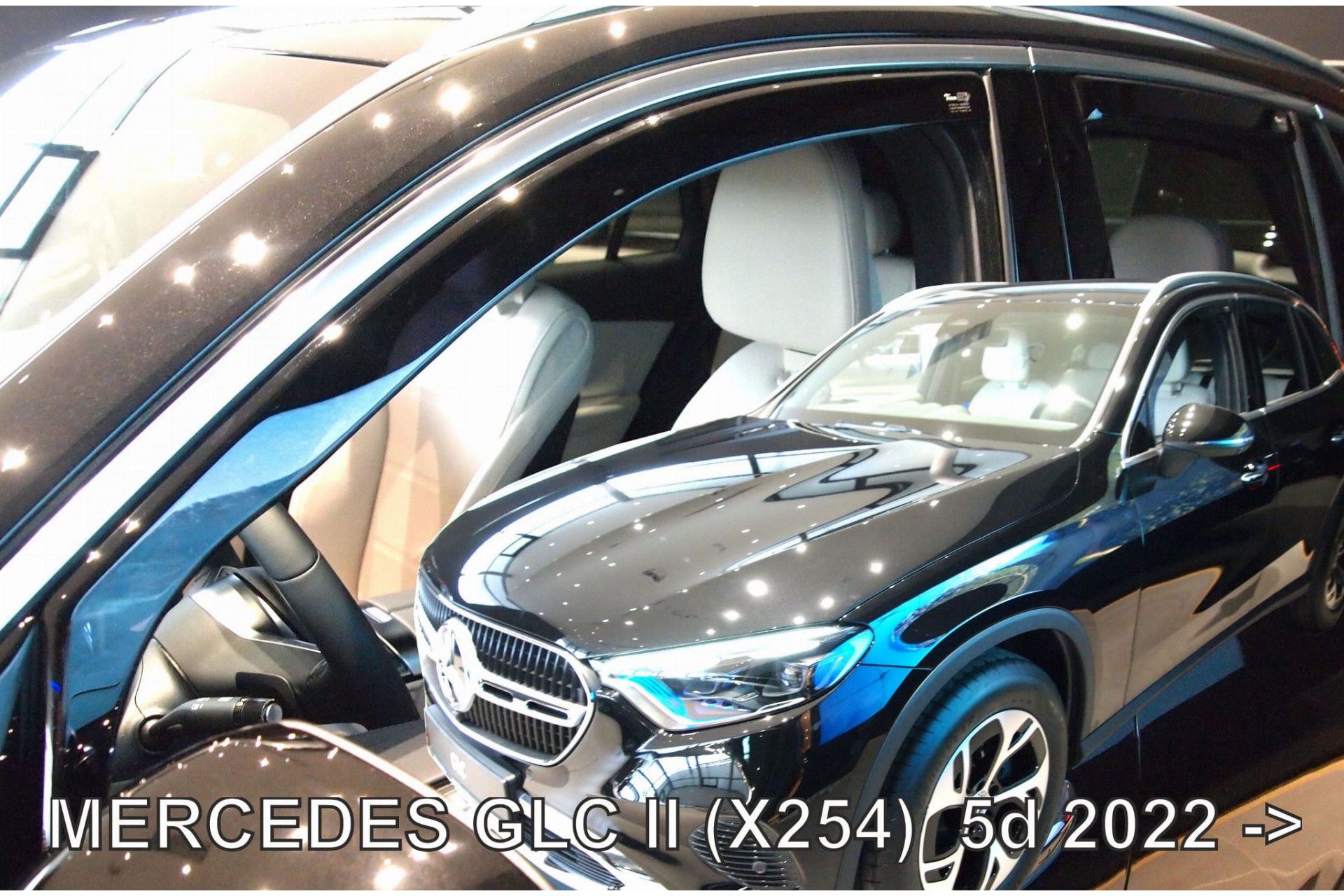 Βλησαρούλης Car Center - ΑΝΕΜΟΘΡΑΥΣΤΕΣ ΓΙΑ MERCEDES GLC X254 5D 2022+ - ΣΕΤ ΑΥΤΟΚΙΝΗΤΟΥ ΑΠΟ ΕΥΚΑΜΠΤΟ ΦΙΜΕ ΠΛΑΣΤΙΚΟ HEKO - 4 ΤΕΜ.
