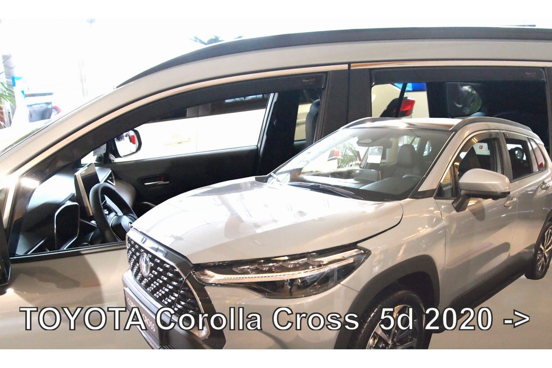 Βλησαρούλης Car Center - ΑΝΕΜΟΘΡΑΥΣΤΕΣ ΓΙΑ TOYOTA COROLLA CROSS 5D 2020+ ΣΕΤ ΑΥΤΟΚΙΝΗΤΟΥ ΑΠΟ ΕΥΚΑΜΠΤΟ ΦΙΜΕ ΠΛΑΣΤΙΚΟ HEKO - 4 ΤΕΜ.