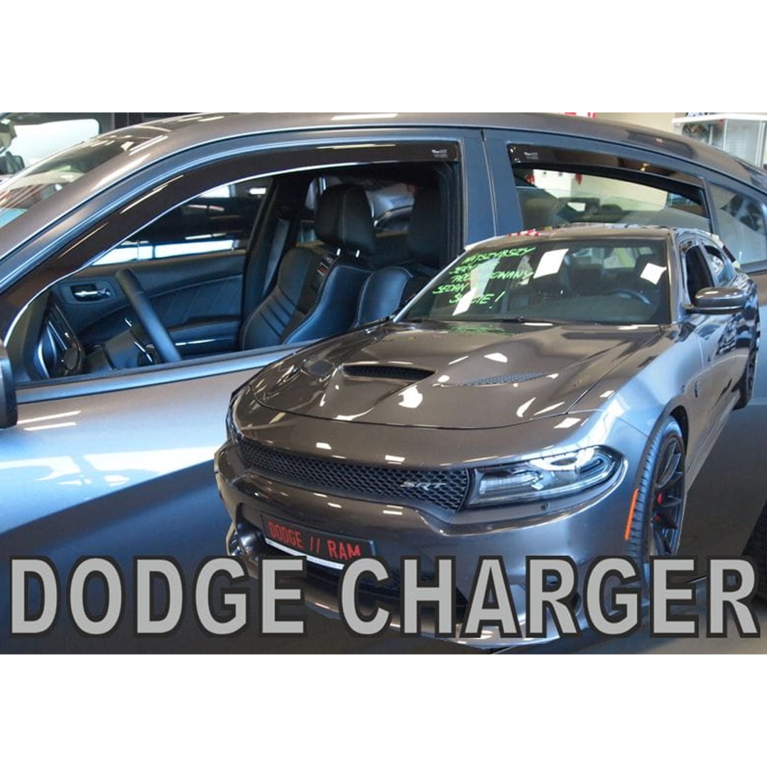 Βλησαρούλης Car Center - ΑΝΕΜΟΘΡΑΥΣΤΕΣ ΓΙΑ DODGE CHARGER 5D 2011+ ΣΕΤ ΑΥΤΟΚΙΝΗΤΟΥ ΑΠΟ ΕΥΚΑΜΠΤΟ ΦΙΜΕ ΠΛΑΣΤΙΚΟ HEKO - 4 ΤΕΜ.