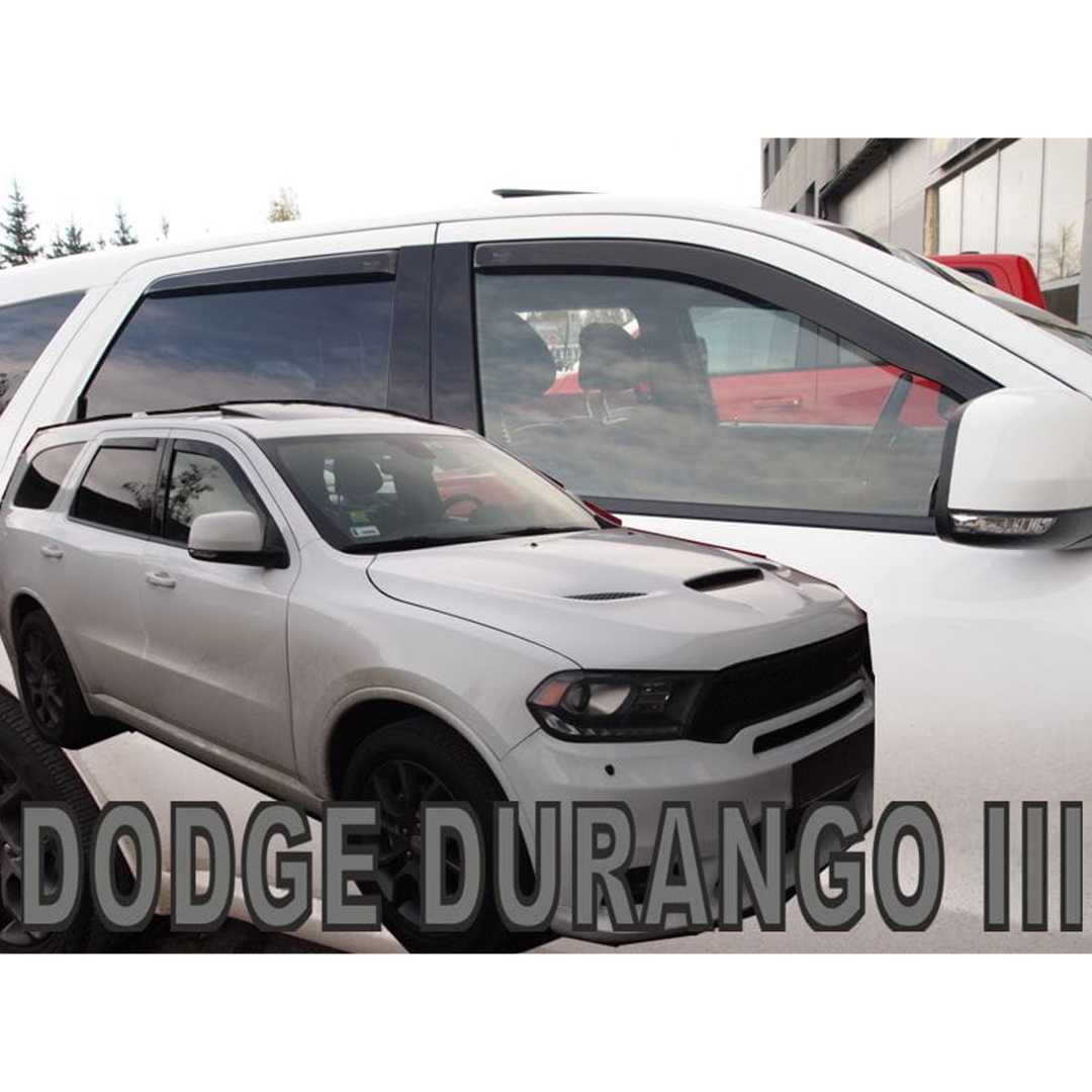Βλησαρούλης Car Center - ΑΝΕΜΟΘΡΑΥΣΤΕΣ ΓΙΑ DODGE DURANGO 5D 2011+ ΣΕΤ ΑΥΤΟΚΙΝΗΤΟΥ ΑΠΟ ΕΥΚΑΜΠΤΟ ΦΙΜΕ ΠΛΑΣΤΙΚΟ HEKO - 4 ΤΕΜ.