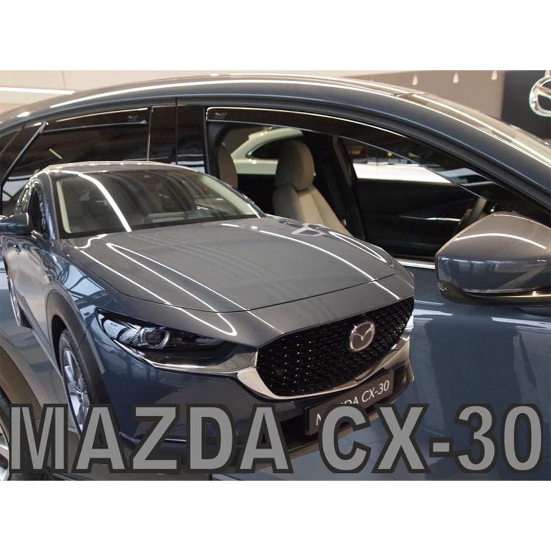 Βλησαρούλης Car Center - ΑΝΕΜΟΘΡΑΥΣΤΕΣ ΓΙΑ MAZDA CX-30 5D 2019+ ΣΕΤ ΑΥΤΟΚΙΝΗΤΟΥ ΑΠΟ ΕΥΚΑΜΠΤΟ ΦΙΜΕ ΠΛΑΣΤΙΚΟ HEKO - 4 ΤΕΜ.