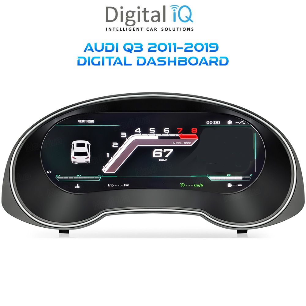 Βλησαρούλης Car Center - DIGITAL IQ DYL 923_DC (12.3in) DIGITAL INSTRUMENT CLUSTER for AUDI Q3 mod. 2011-2019 with HDMI input