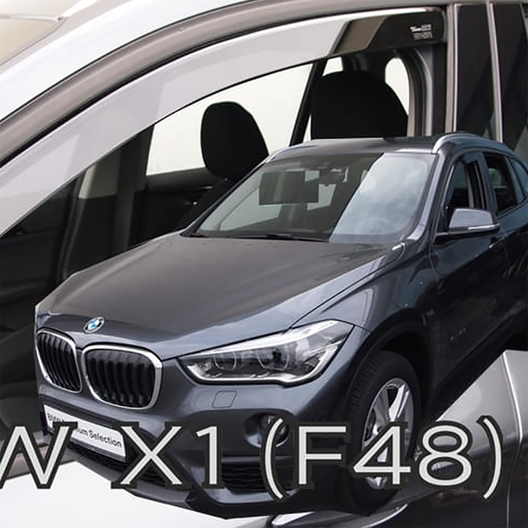 Βλησαρούλης Car Center - ΑΝΕΜΟΘΡΑΥΣΤΕΣ ΓΙΑ BMW X1 F48 5D 2015-2021 ΖΕΥΓΑΡΙ ΑΠΟ ΕΥΚΑΜΠΤΟ ΦΙΜΕ ΠΛΑΣΤΙΚΟ HEKO - 2 ΤΕΜ.