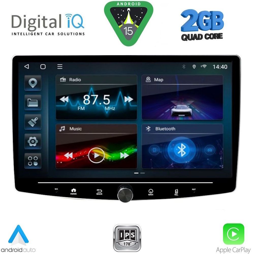 Βλησαρούλης Car Center - DIGITAL IQ BLD 1940_CPA (10.1″ DECK) MULTIMEDIA TABLET 1DIN