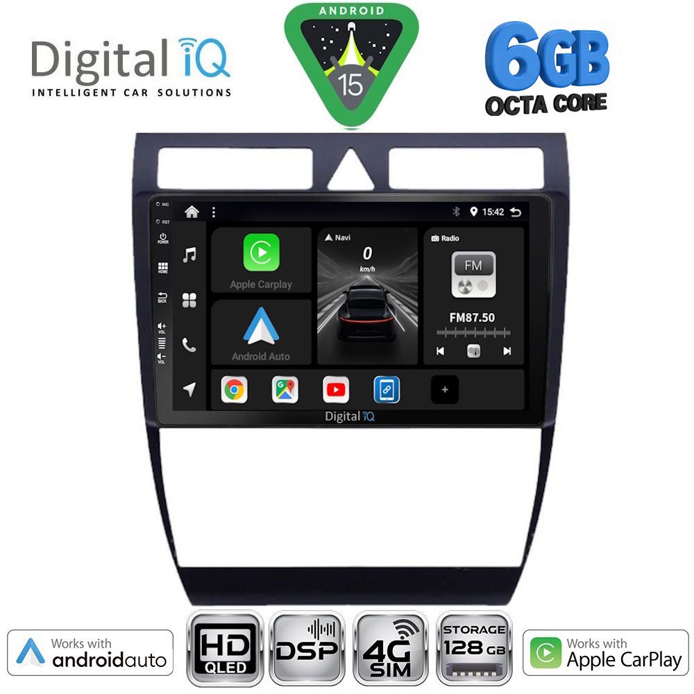 Βλησαρούλης Car Center - DIGITAL IQ BXF 17006_CPAA (9inc) MULTIMEDIA TABLET for AUDI A6 mod. 1998-2005