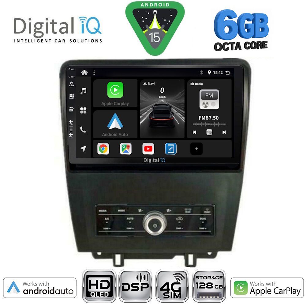 Βλησαρούλης Car Center - DIGITAL IQ BXF 17165_CPAA (9inc) MULTIMEDIA TABLET for FORD MUSTANG mod. 2010-2015