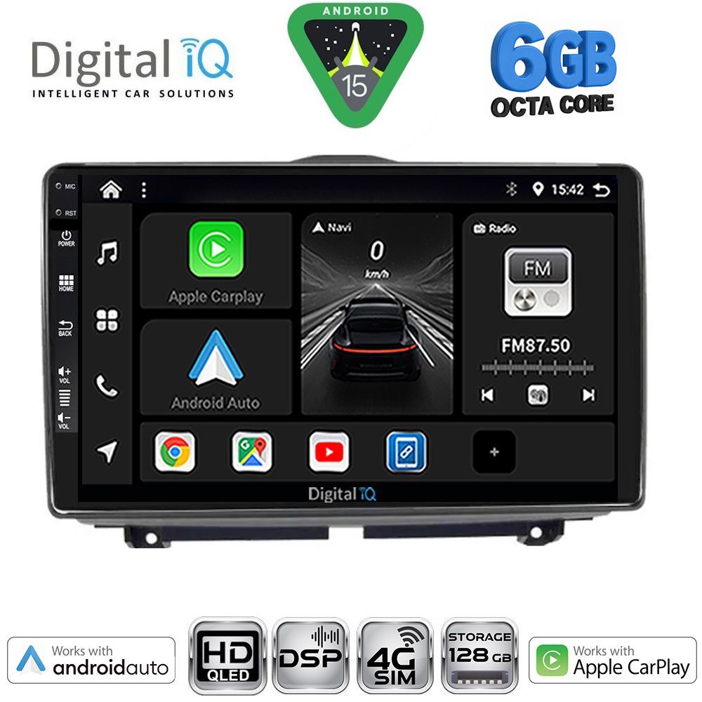 Βλησαρούλης Car Center - DIGITAL IQ BXF 17338_CPAA (9inc) MULTIMEDIA TABLET for LADA GRANTA mod. 2012-2026