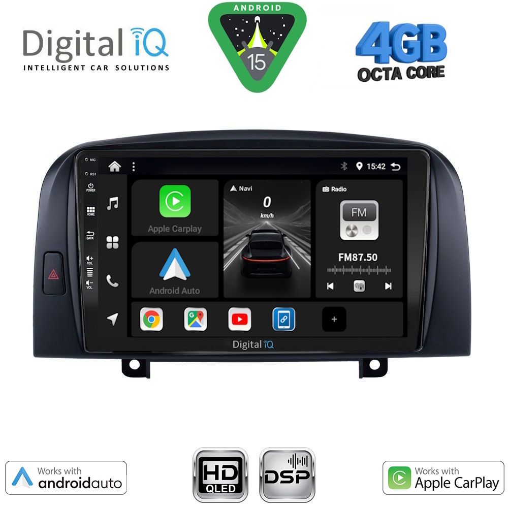 Βλησαρούλης Car Center - DIGITAL IQ BXF 16248_CPAA (9inc) MULTIMEDIA TABLET for HYUNDAI SONATA mod. 2006-2009