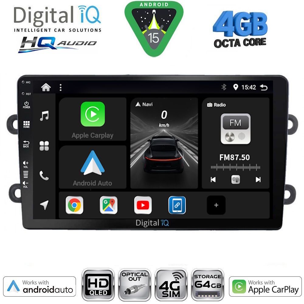 Βλησαρούλης Car Center - DIGITAL IQ BXK 19102_CPAA (9inc) MULTIMEDIA TABLET for DACIA DUSTER mod. 2012-2019