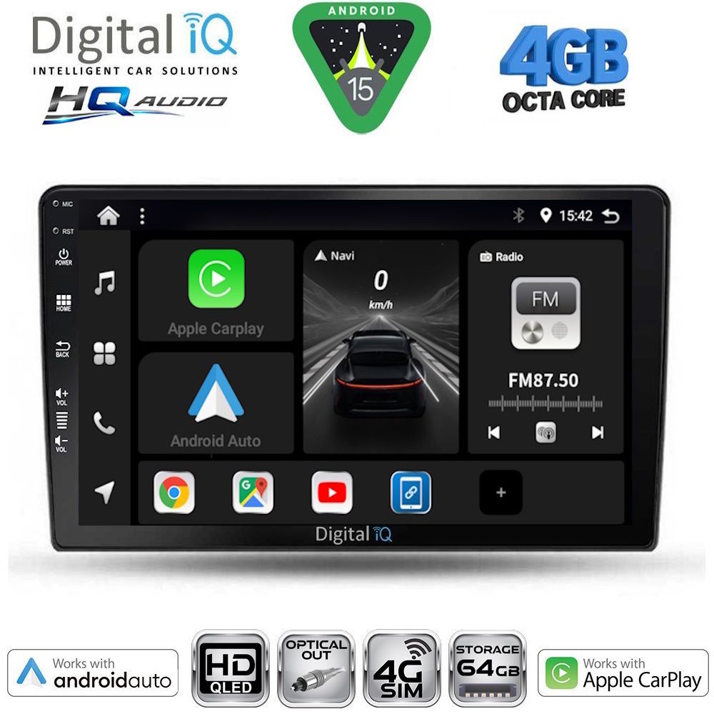 Βλησαρούλης Car Center - DIGITAL IQ BXK 19103B_CPAA (9inc) MULTIMEDIA TABLET for DACIA DUSTER mod. 2012-2019