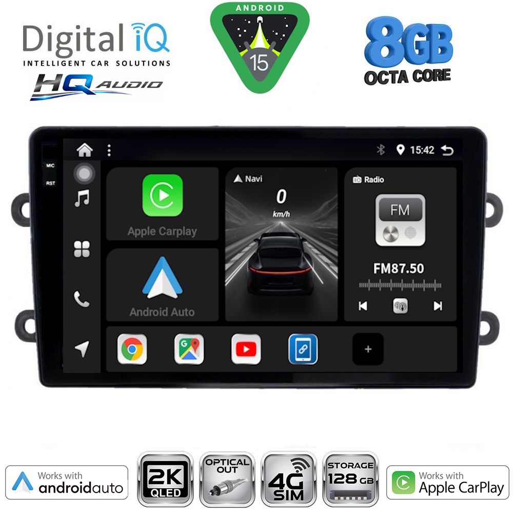 Βλησαρούλης Car Center - DIGITAL IQ BXK 20102_CPAA (9inc) MULTIMEDIA TABLET for DACIA DUSTER mod. 2012-2019