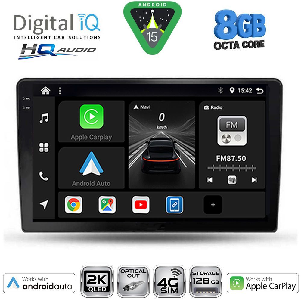 Βλησαρούλης Car Center - DIGITAL IQ BXK 20711A_CPAA (9inc) MULTIMEDIA TABLET for TOYOTA COROLLA VERSO mod. 2000-2004