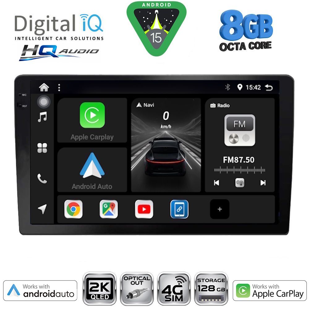 Βλησαρούλης Car Center - DIGITAL IQ BXK 20909_CPAA (9" SLIM) MULTIMEDIA TABLET with 4G SIM