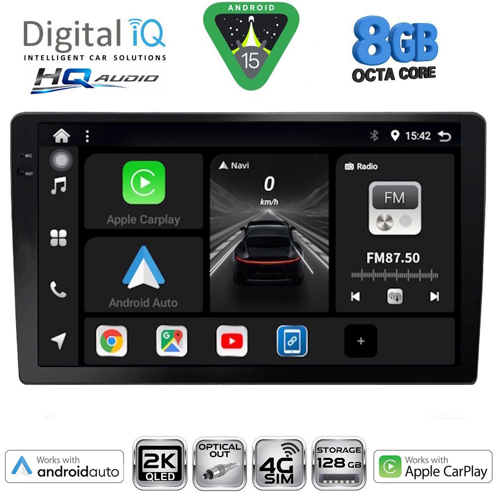 Βλησαρούλης Car Center - DIGITAL IQ BXK 20910_CPAA (10" SLIM) MULTIMEDIA TABLET with 4G SIM