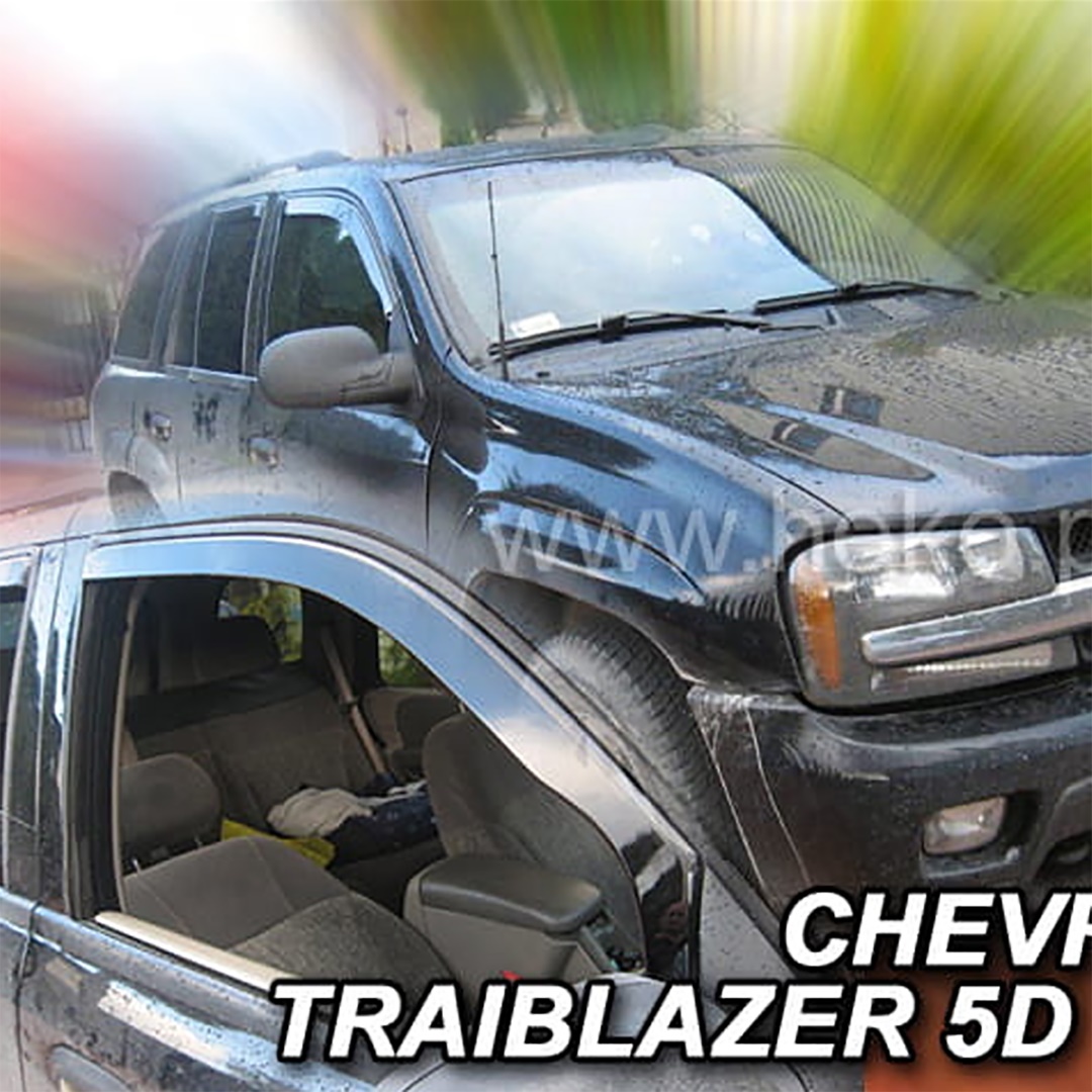 Βλησαρούλης Car Center - ΑΝΕΜΟΘΡΑΥΣΤΕΣ ΓΙΑ CHEVROLET TRAIBLAZER 5D 2002-2009  ΖΕΥΓΑΡΙ ΑΠΟ ΕΥΚΑΜΠΤΟ ΦΙΜΕ ΠΛΑΣΤΙΚΟ HEKO - 2 ΤΕΜ.