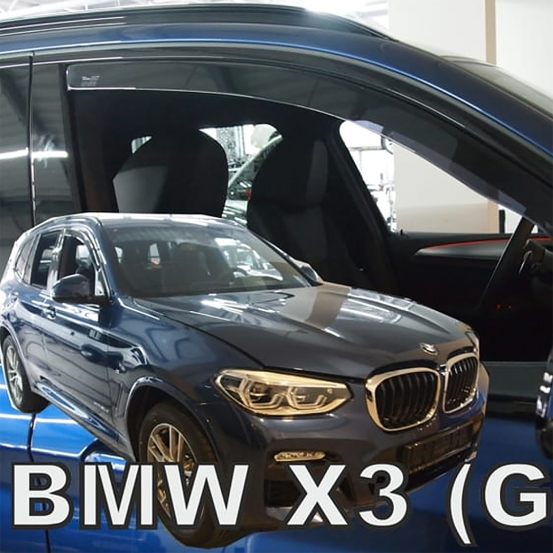 Βλησαρούλης Car Center - ΑΝΕΜΟΘΡΑΥΣΤΕΣ ΓΙΑ BMW X3 G01 5D 2017-2021 ΖΕΥΓΑΡΙ ΑΠΟ ΕΥΚΑΜΠΤΟ ΦΙΜΕ ΠΛΑΣΤΙΚΟ HEKO - 2 ΤΕΜ.