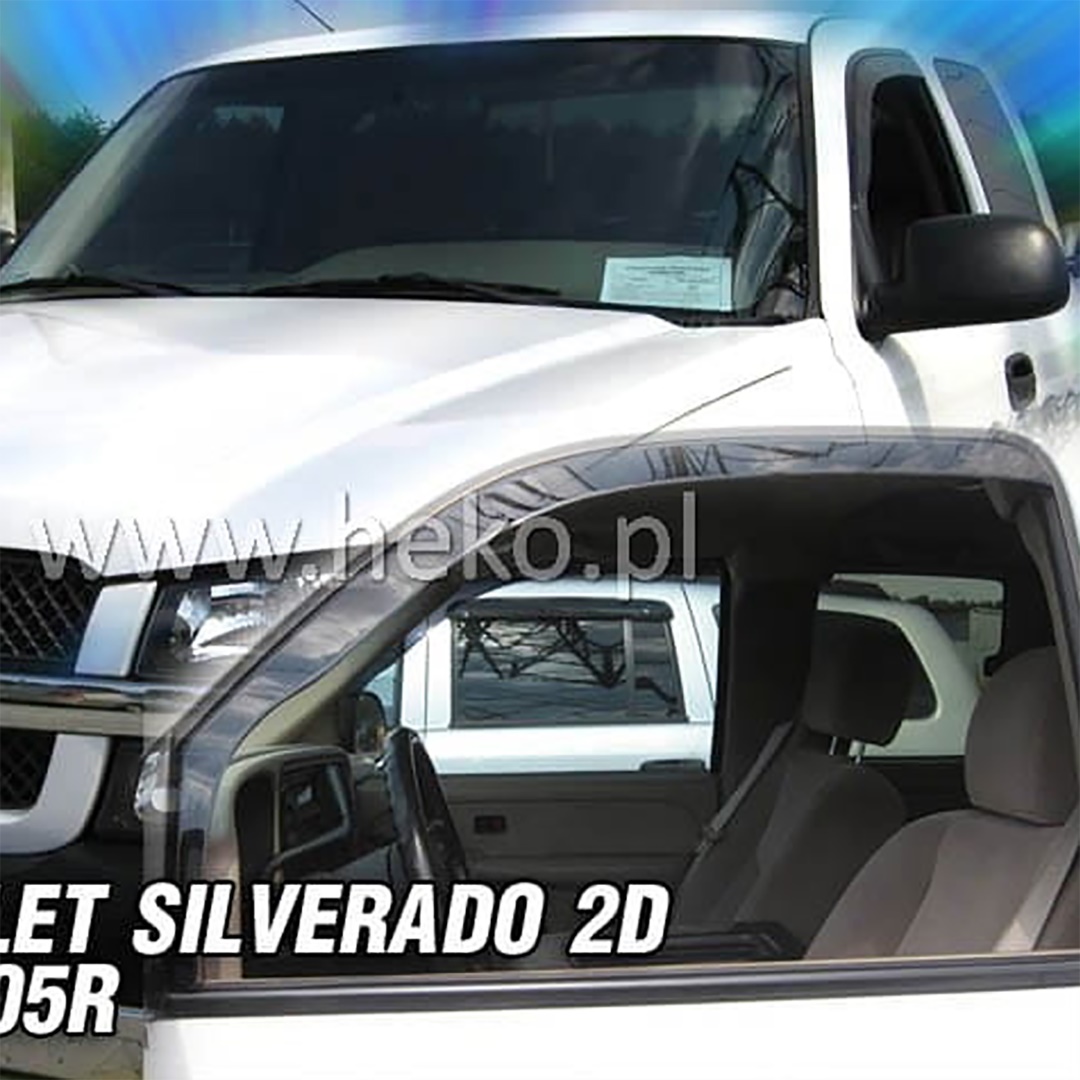 Βλησαρούλης Car Center - ΑΝΕΜΟΘΡΑΥΣΤΕΣ ΓΙΑ CHEVROLET SILVERADO 2D/4D 2000-2005 ΖΕΥΓΑΡΙ ΑΠΟ ΕΥΚΑΜΠΤΟ ΦΙΜΕ ΠΛΑΣΤΙΚΟ HEKO - 2 ΤΕΜ.