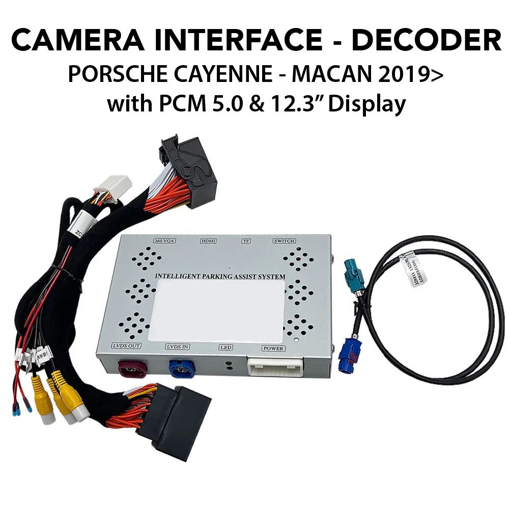 Βλησαρούλης Car Center - DIGITAL IQ PR 9852 Cl for PORSCHE (CAMERA INTERFACE for CAYENNE - MACAN 2019-2025 with PCM 5.0
