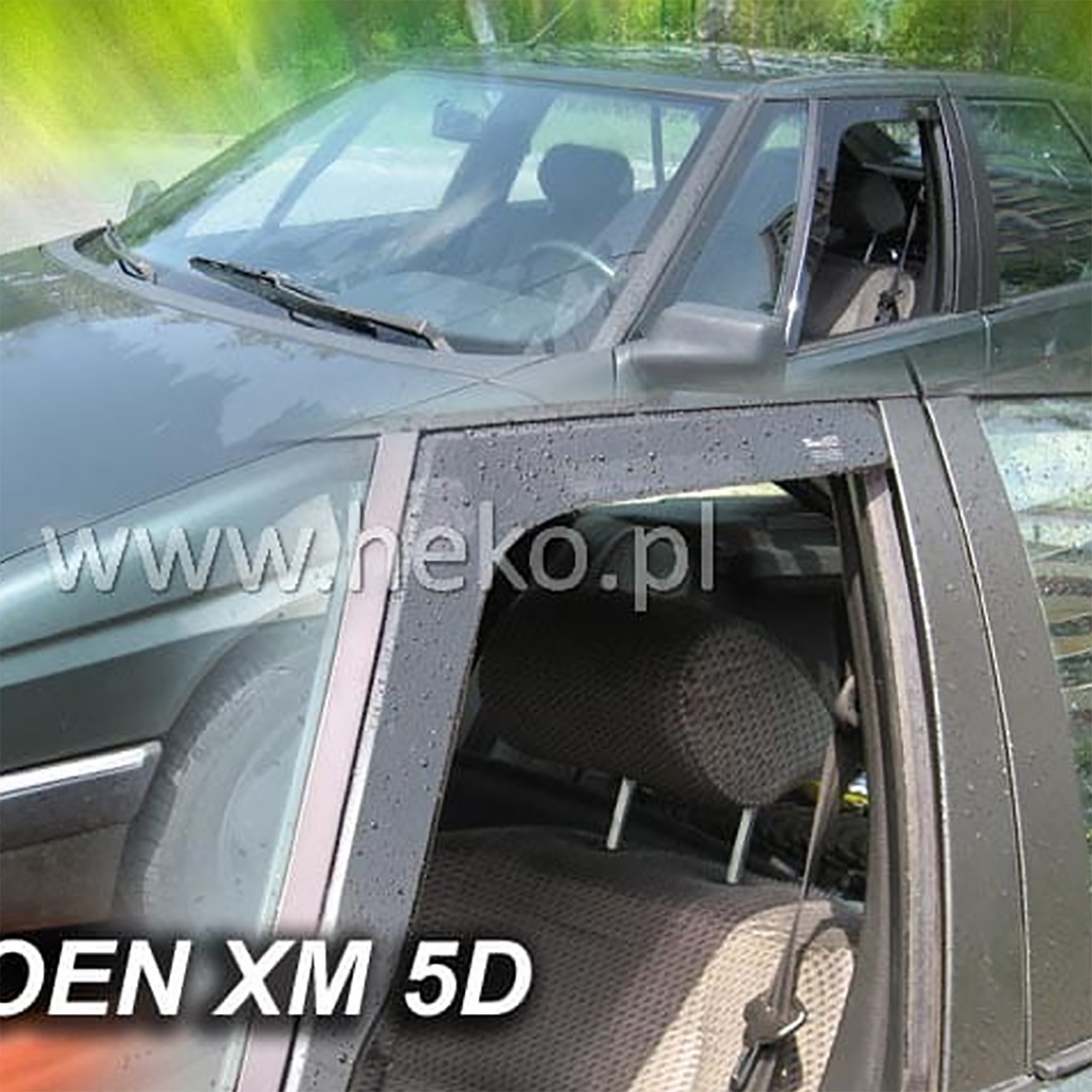 Βλησαρούλης Car Center - ΑΝΕΜΟΘΡΑΥΣΤΕΣ ΓΙΑ CITROEN XM 5D 1989-2000 ΖΕΥΓΑΡΙ ΑΠΟ ΕΥΚΑΜΠΤΟ ΦΙΜΕ ΠΛΑΣΤΙΚΟ HEKO - 2 ΤΕΜ.